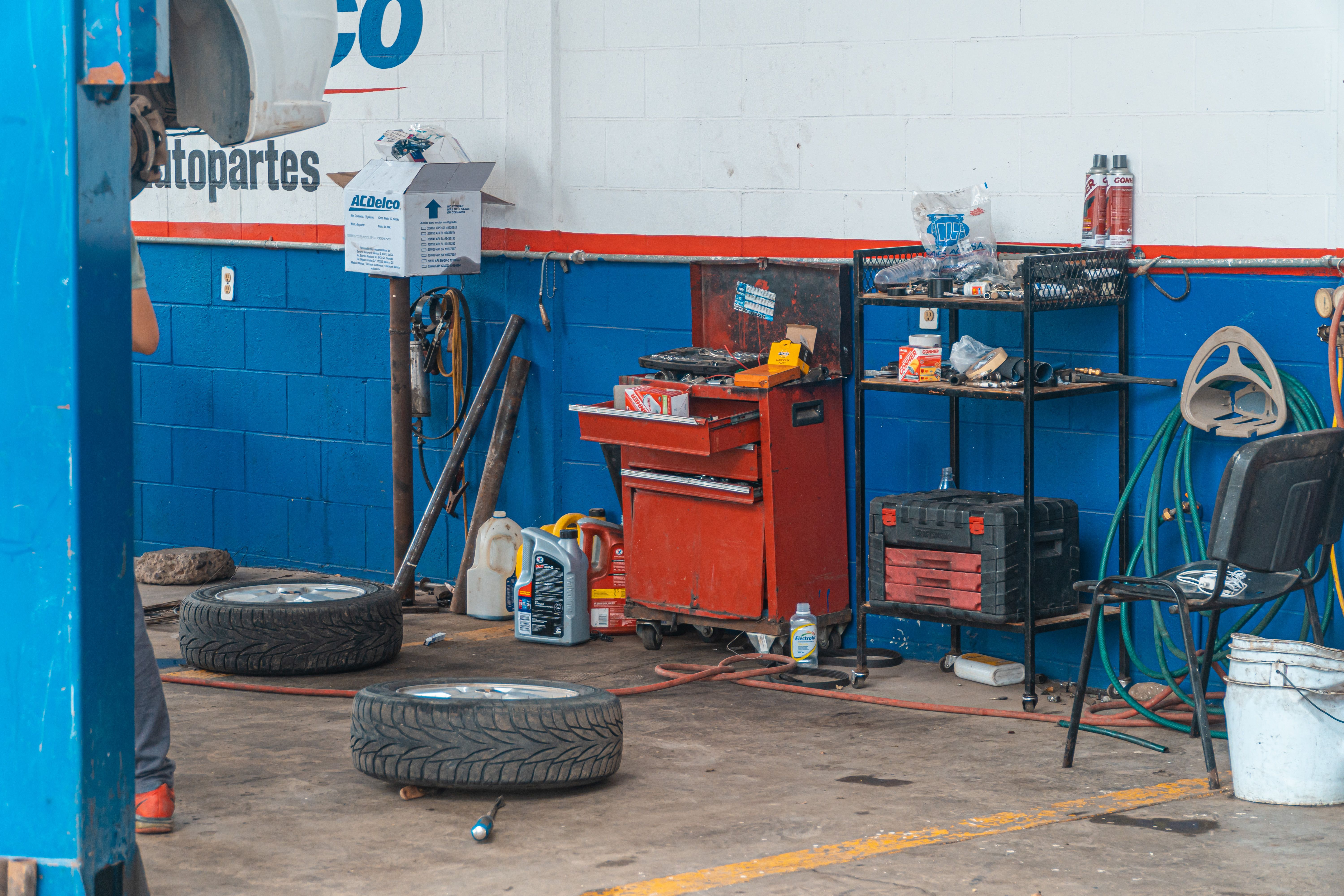 Professional tire installation service